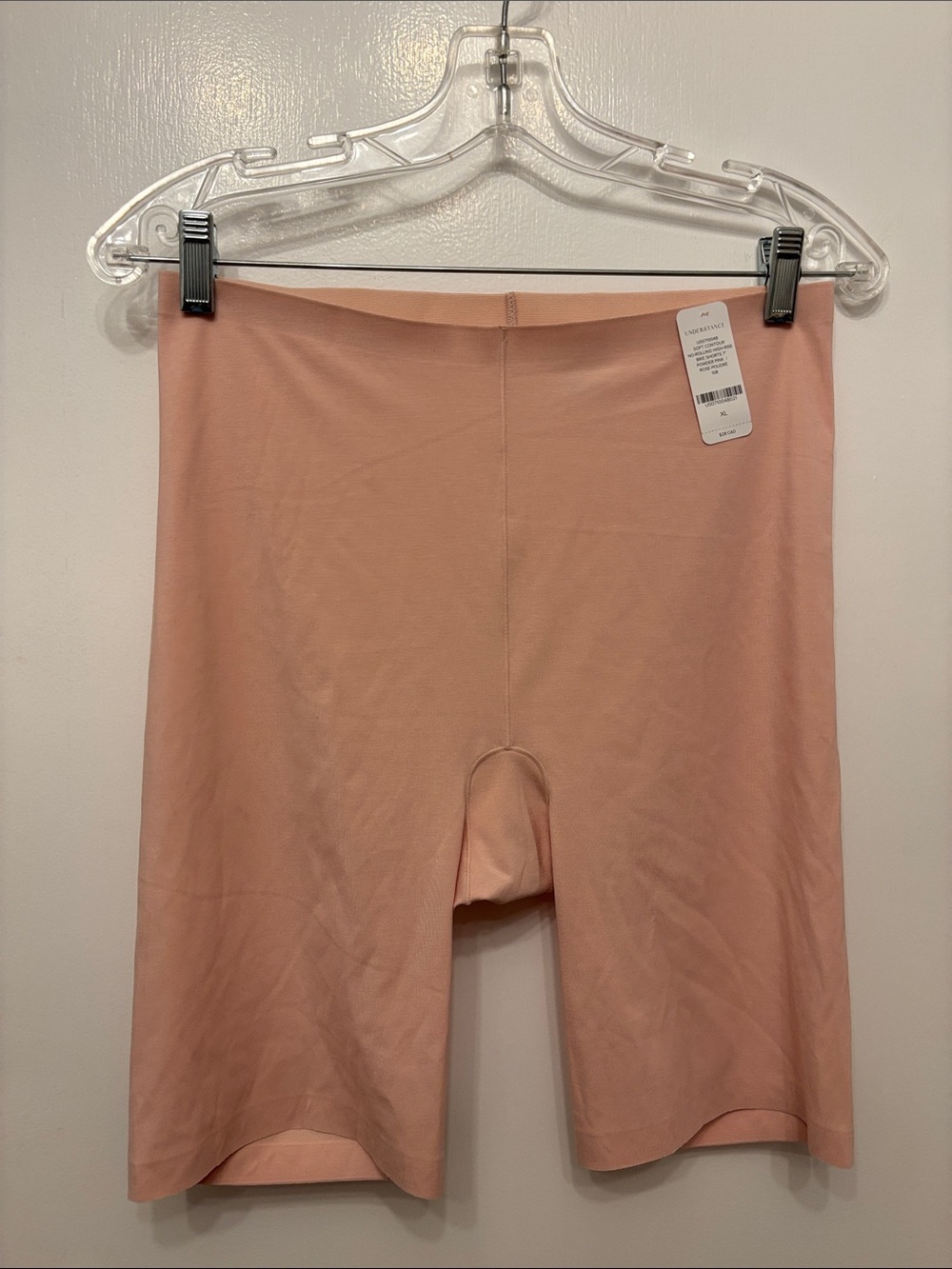 Soft Contour No-Rolling High-Rise 7” Bike Shorts - Powder Pink